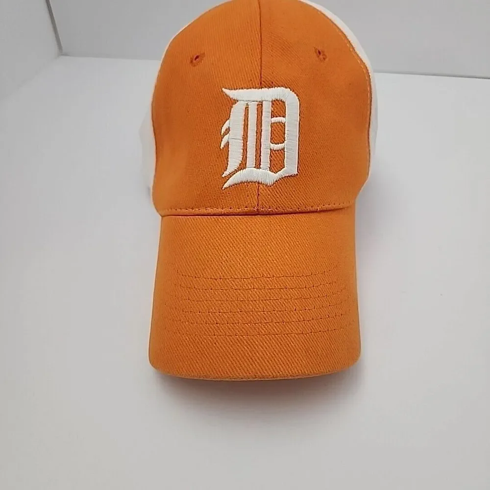 Tigers Kids Hat Detroit Medical Center Adjustable Orange‎ White